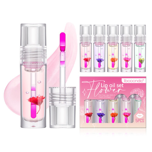 Blumen-Lipöl-Set 5pcs pflegend feuchtigkeitsspendend