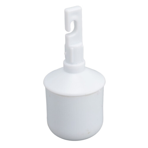 White Hook-Type Replacement Tip for Walking Cane 2