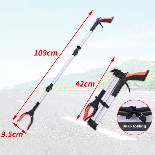 3-stage Foldable Long Grabber Tool Wide Claw 2
