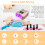Cordless UV LED Nail Lamp 80W 52LEDs Quick Dry 4 Timer 3