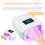 Cordless UV LED Nail Lamp 80W 52LEDs Quick Dry 4 Timer 2