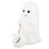 (Men Type) Resin Ghost Dog Statue Tabletop Decor 5