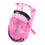 Mini Portable Eyelash Curler Clip with Rubber Pink 3