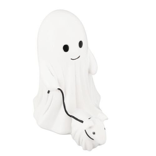 (Men Type) Resin Ghost Dog Statue Tabletop Decor 2
