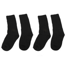 (L XL) 2 Paar Weite Atmungsaktive Elastische Socken Schwarz S M