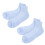 (S) 2x Brede Antislip Sokken Blauw L 4