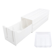 Plastic lensopbergdoos met scheidingswand