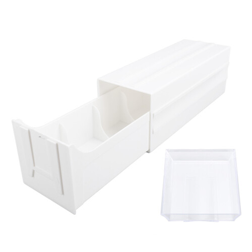 Plastic lensopbergdoos met scheidingswand