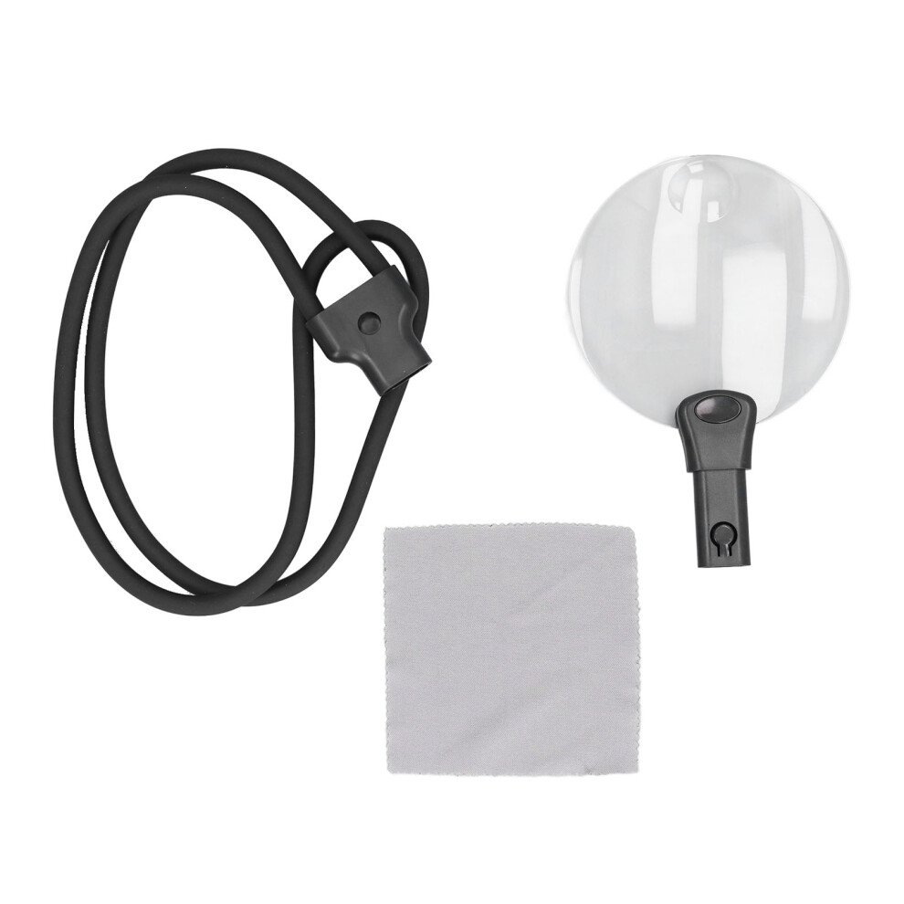Black 3X 10X Neck Magnifier Flexible Gooseneck Reading Repair Sewing