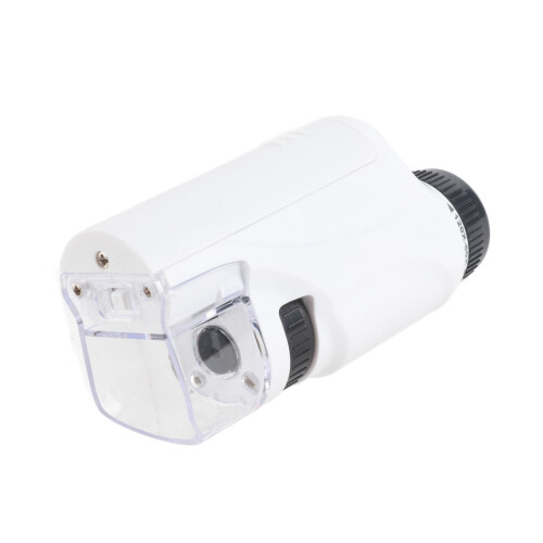 (White) Draagbare HD kindermicroscoop op batterijen mini roze 2