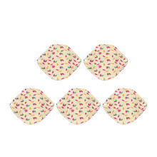 5x Wiederverwendbare Bambus-Faser-Intimhygiene-Pads wasserfest
