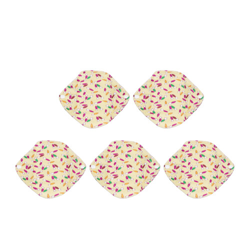 5Pcs Bamboo Period Pads Water-Resistant