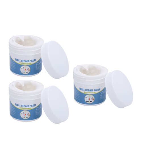 3x 100g Wandreparaturpaste mit Spachtel für Risse 1
