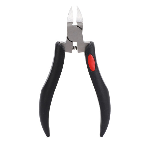 Nagelhautzange Edelstahl ergonomisch mit Abdeckung