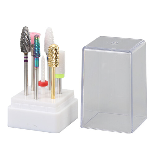 7-delige Nail Drill Bits Tungstencarbid Kit
