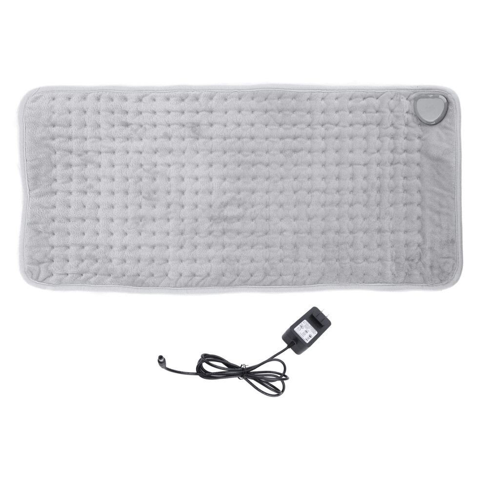 (US Plug) Electric Heating Pad 3 Temp 3 Timer Skin-Friendly Washable