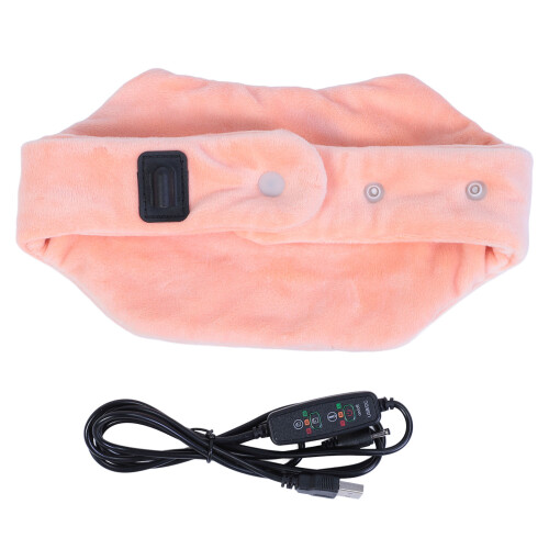 (Orange Pink) Sciarpa Collo Riscaldata USB Doppia Faccia Viola