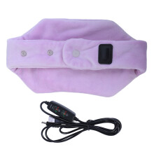 (Purple) USB Heated Neck Scarf Double-Sided Purple