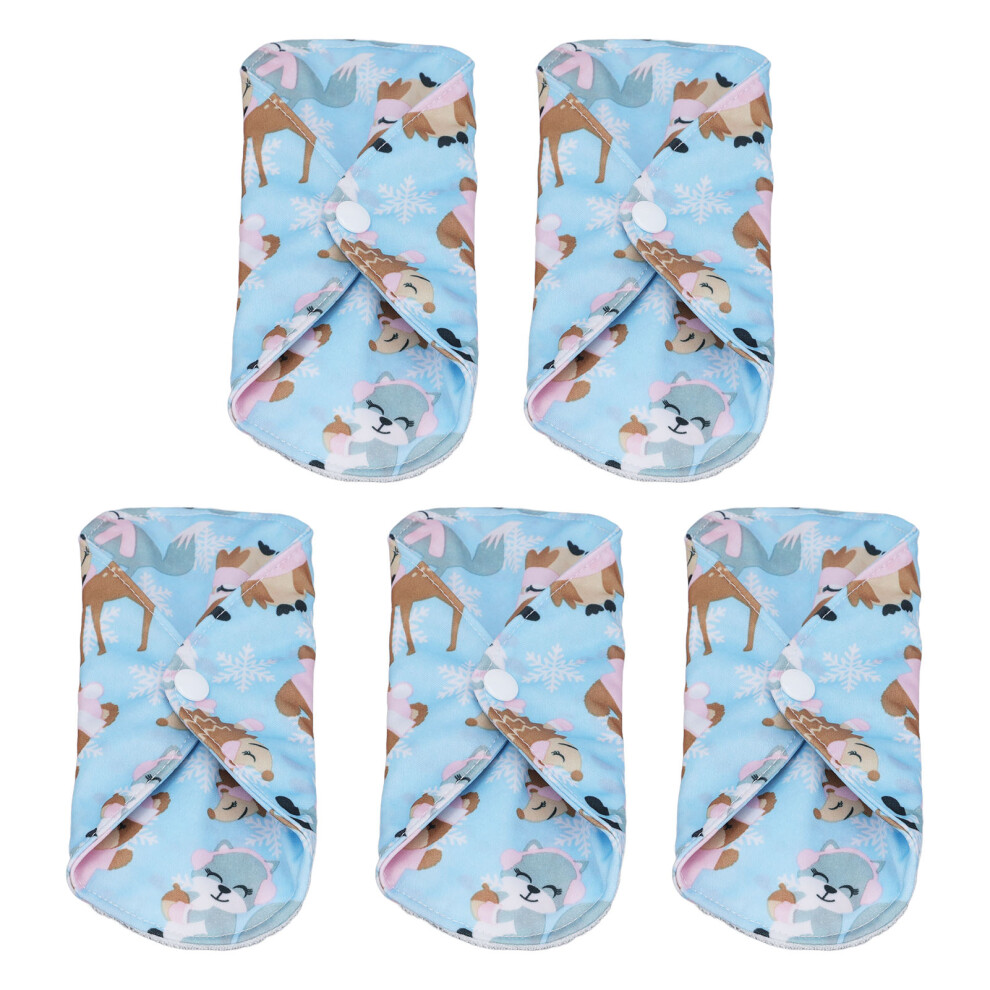 5Pcs Reusable Menstrual Pad 18x20cm Washable Cloth