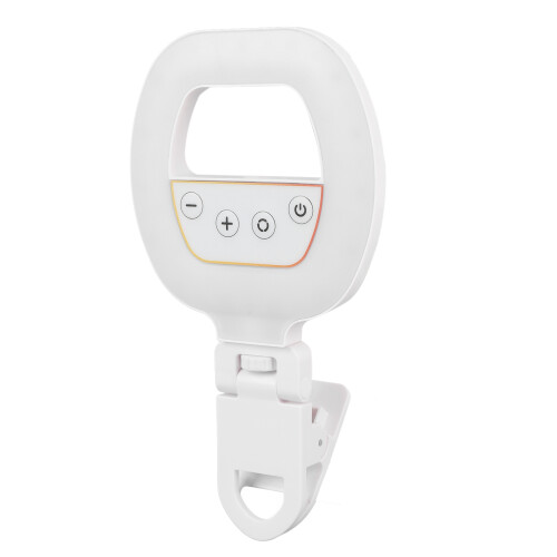Clip-On Rechargeable LED Ring Light 2700-6500K 1
