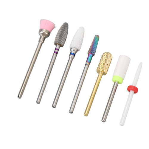 7-delige Nail Drill Bits Tungstencarbid Kit 1