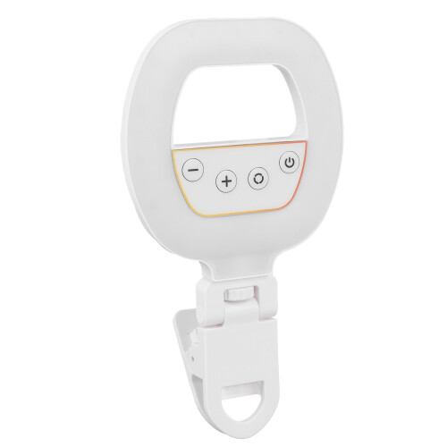 Clip-On Rechargeable LED Ring Light 2700-6500K 2