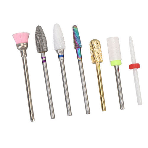 7-delige Nail Drill Bits Tungstencarbid Kit 2