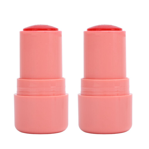 2pcs 5g Blush Stick Lasting Moisturizing Makeup Cheeks Lips Eyes Coral 1