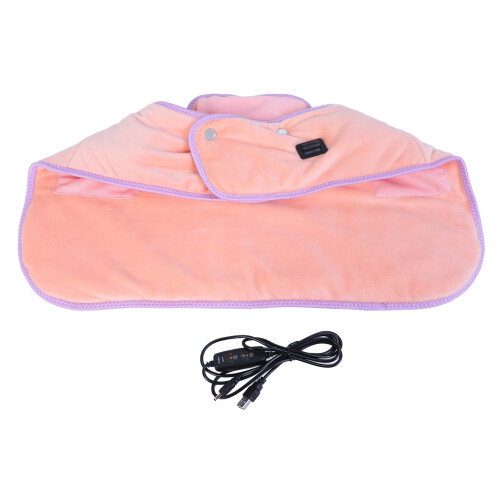 (Orange Pink) Cuscinetto Riscaldante Collo Spalle 3 Temp 3 Timer Viola