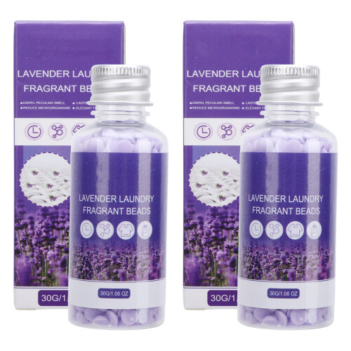 2x Lavender Laundry Scent Booster Beads 30g