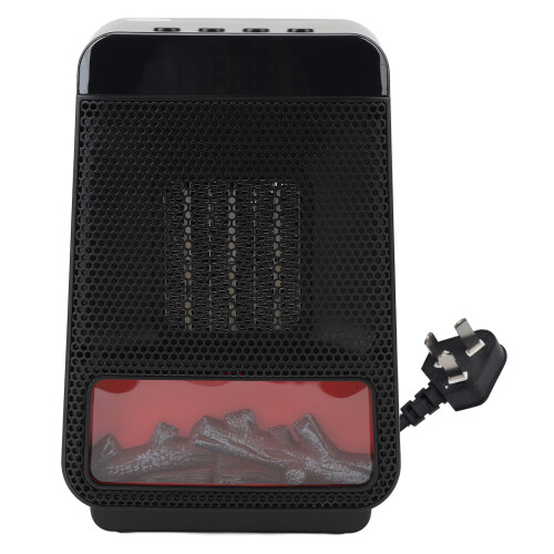 (AU Plug 220V) 3D Flame PTC Ceramic Desktop Heater 4-Speed 220V AU Plug