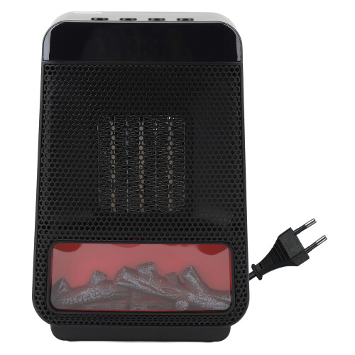 (EU Plug 220V) 3D Flame PTC ceramic desktop heater 4-speed 220V AU plug