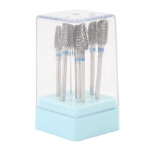 7pcs Tungsten Carbide Manicure Grinding Head Portable Drill Bits