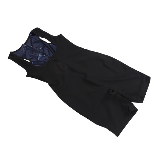 Blue Fast Drying Sweat Sauna Suit with Back Zipper 2