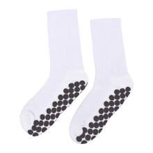 (White) 3 Paar Rutschfeste Socken Mit Silikonpilzen Schwarz