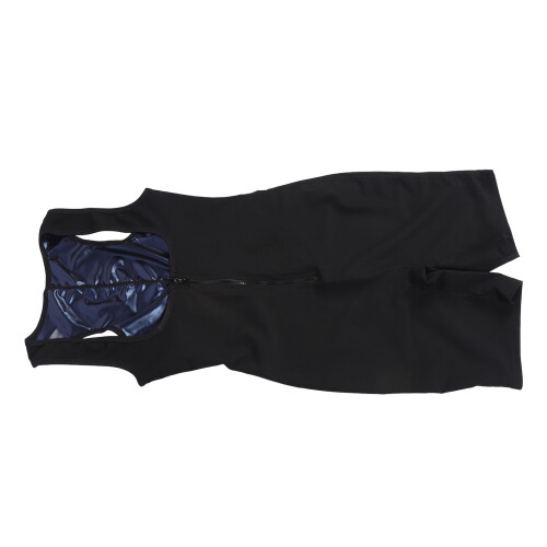 Blue Fast Drying Sweat Sauna Suit with Back Zipper 1