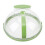 Mikrowellen-Spritzschutz transparent mit Wasserdampffunktion & Griff 3