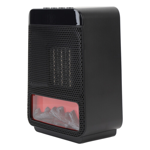 (US Plug 110V) 3D Flame PTC Ceramic Desktop Heater 4-Speed 220V AU Plug 2