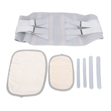 (L) Rückenbandage für Damen & Herren, atmungsaktiv, untere Rückenstütze L