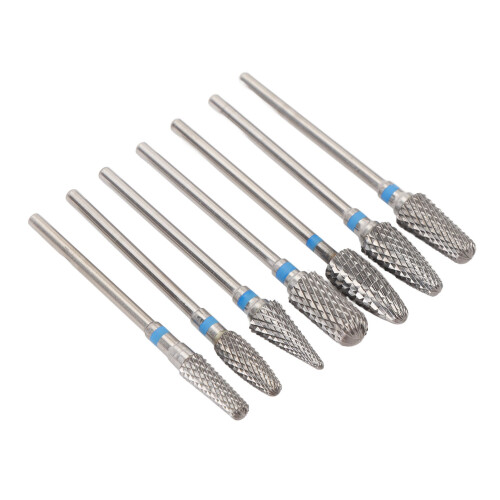 7pcs Tungsten Carbide Manicure Grinding Head Portable Drill Bits 2