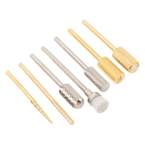 7-delig Nail Drill Bits Set Polish Acrylic Gel 1