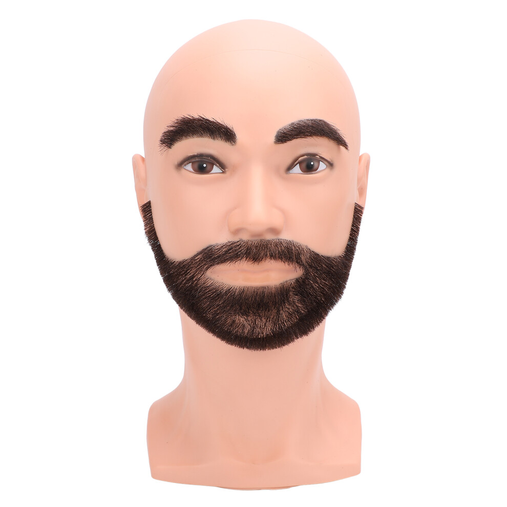 Lifelike Resin PVC Barber Mannequin Head for Beard Trimming Practice