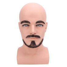 W Shape Beard Mannequin Head