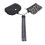 (Leopard Black) Waterdichte Mini Portemonnee met Ritssluiting & Sleutelhanger 4