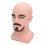 W Shape Beard Mannequin Head 4