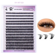 DIY Segmented Thick D Curve Wimpern für Make-up