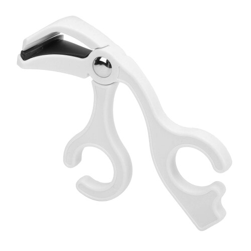 (White) Rose Heated Eyelash Curler USB Fast Heat 1