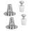 2x Badezimmer-Abflussfilter mit Silikonstopfen 2