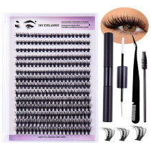 DIY Segmented Thick D Curve Wimpern für Make-up