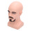 W Shape Beard Mannequin Head 5